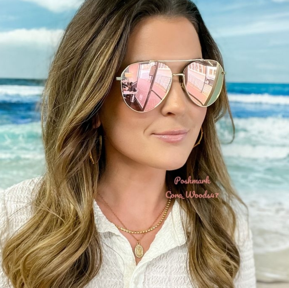 RayBan Aviator Pink Flash Lenses RB3025 Silver Frame 58 / 62 Unisex New